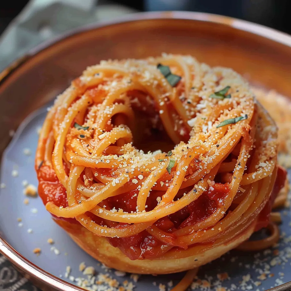 Apprenez à faire ces donuts de spaghetti super gourmands
