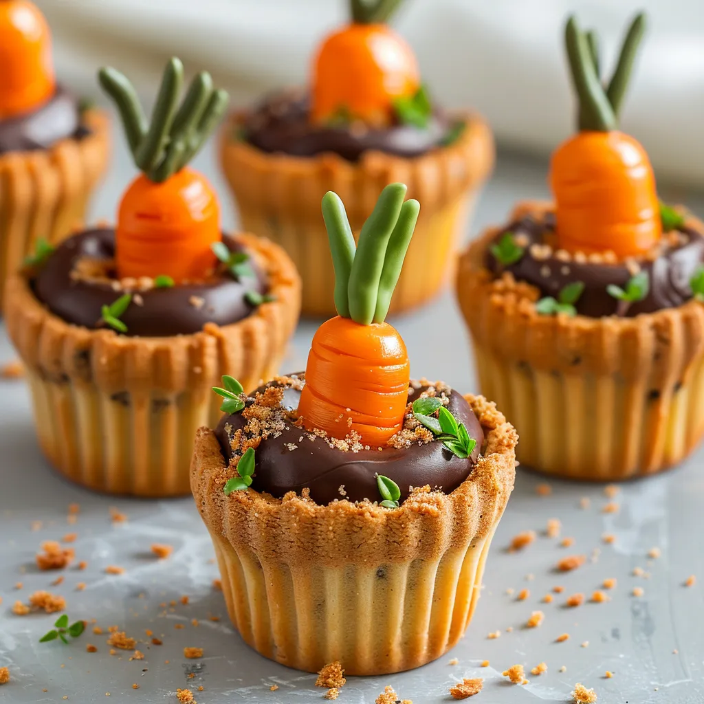 Cookies créatifs carotte