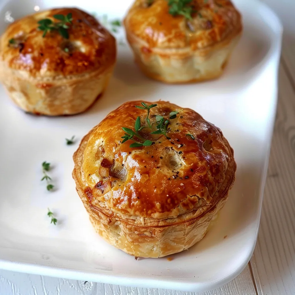 Délicieux mini-pâtés Pâques