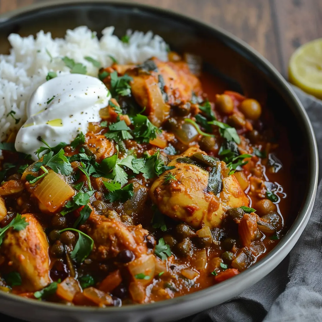 Poulet syrien moelleux et parfumé