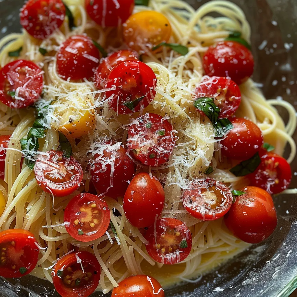 Pâtes simples d'été