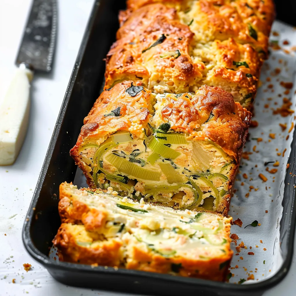 Poireaux chèvre saumon moelleux