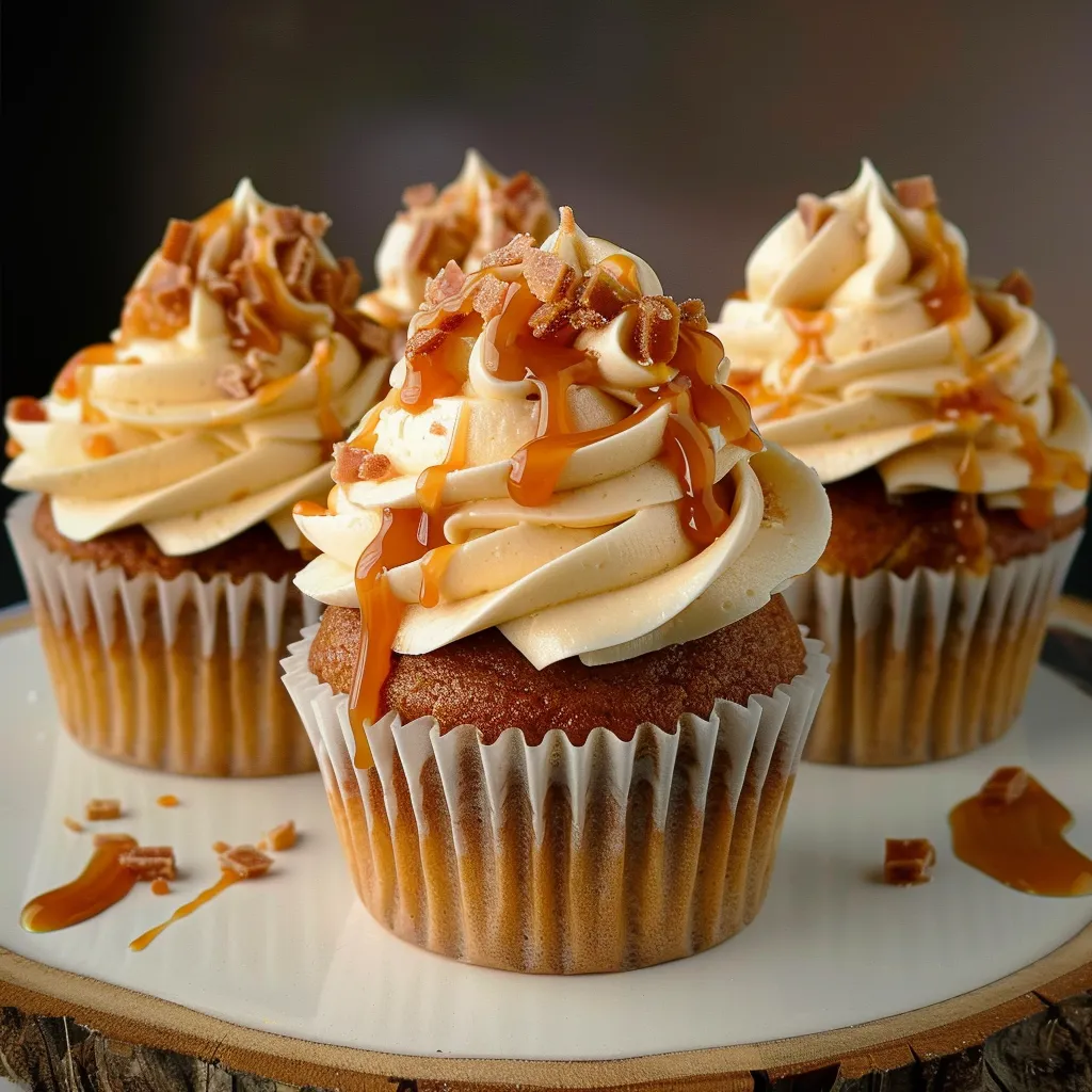 Délicieux muffins au caramel beurre salé