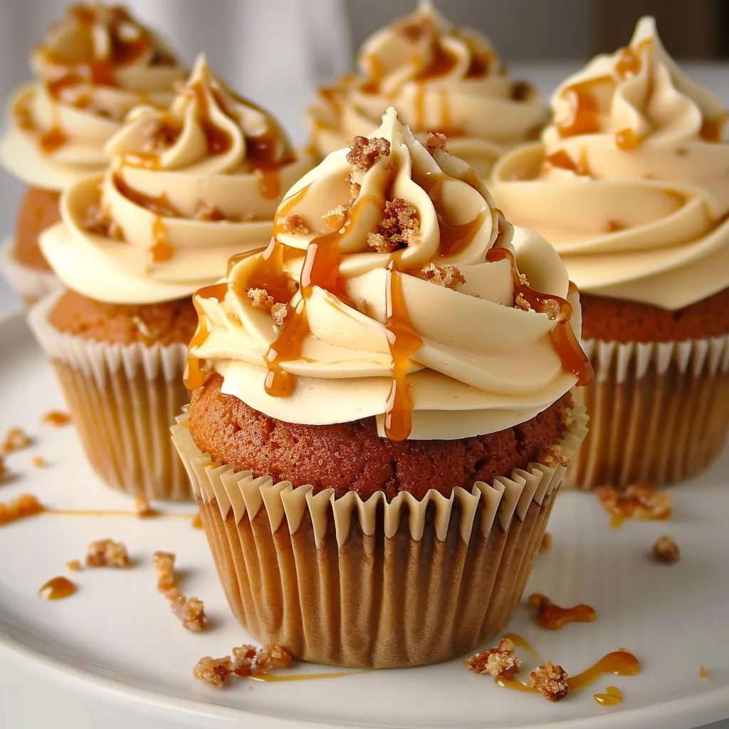 Cupcakes fondants au caramel beurre salé