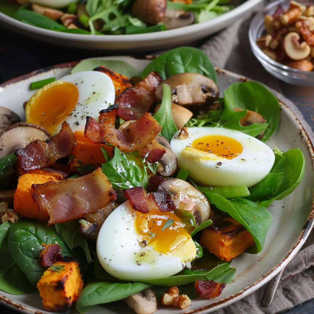 Délicieuse salade de patate douce