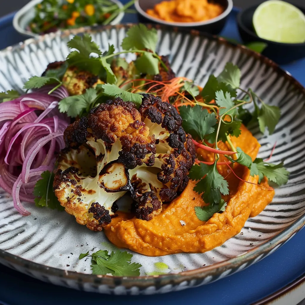 Chou-fleur purée épices