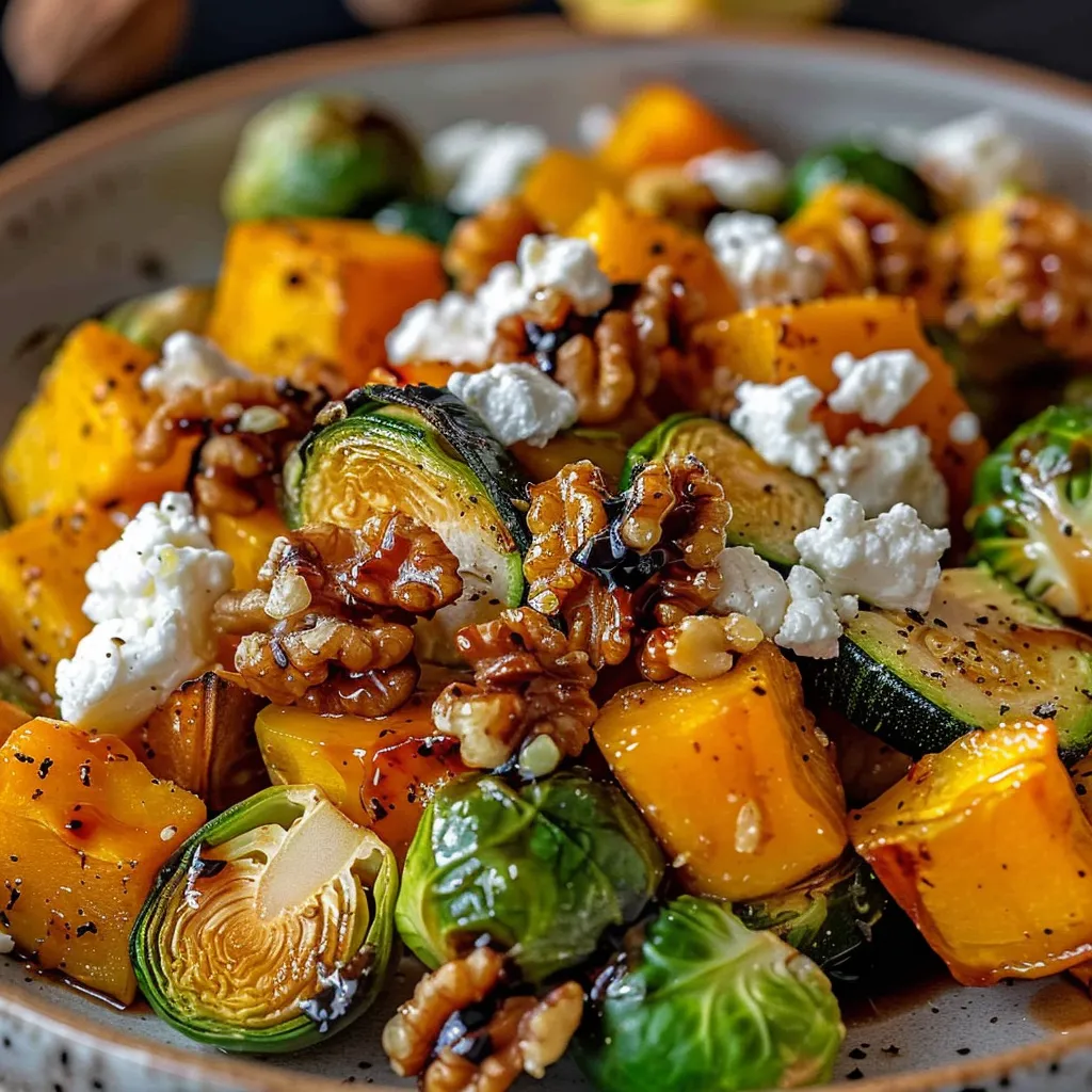 Saveurs d'automne fondantes avec chèvre