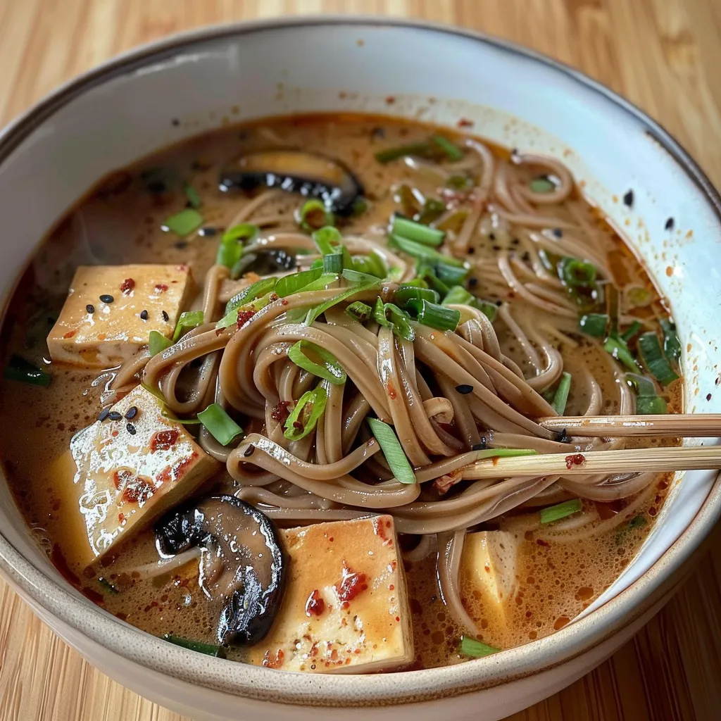 Soba miso et sésame