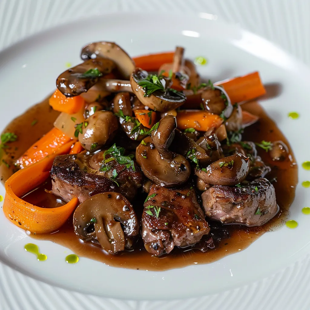 Foies de volaille et goût de sous-bois