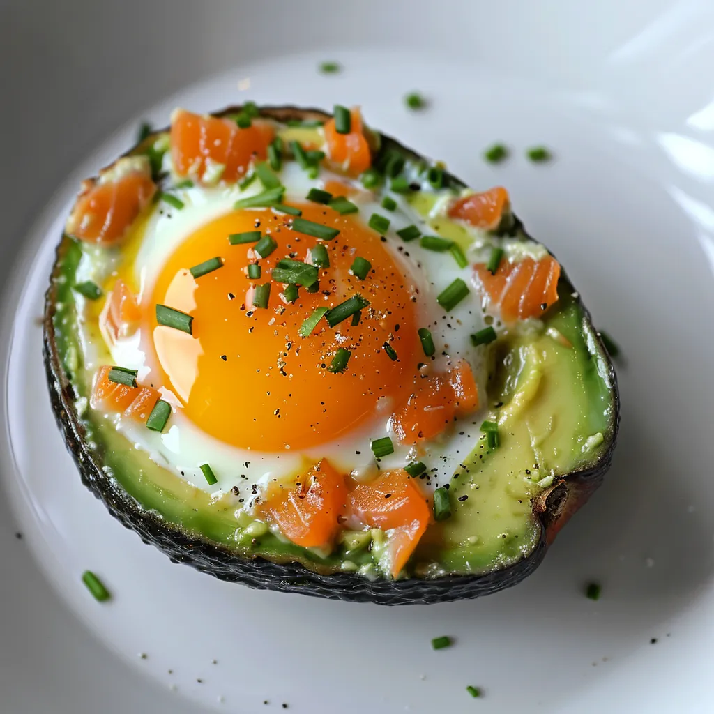 Avocat oeuf saumon