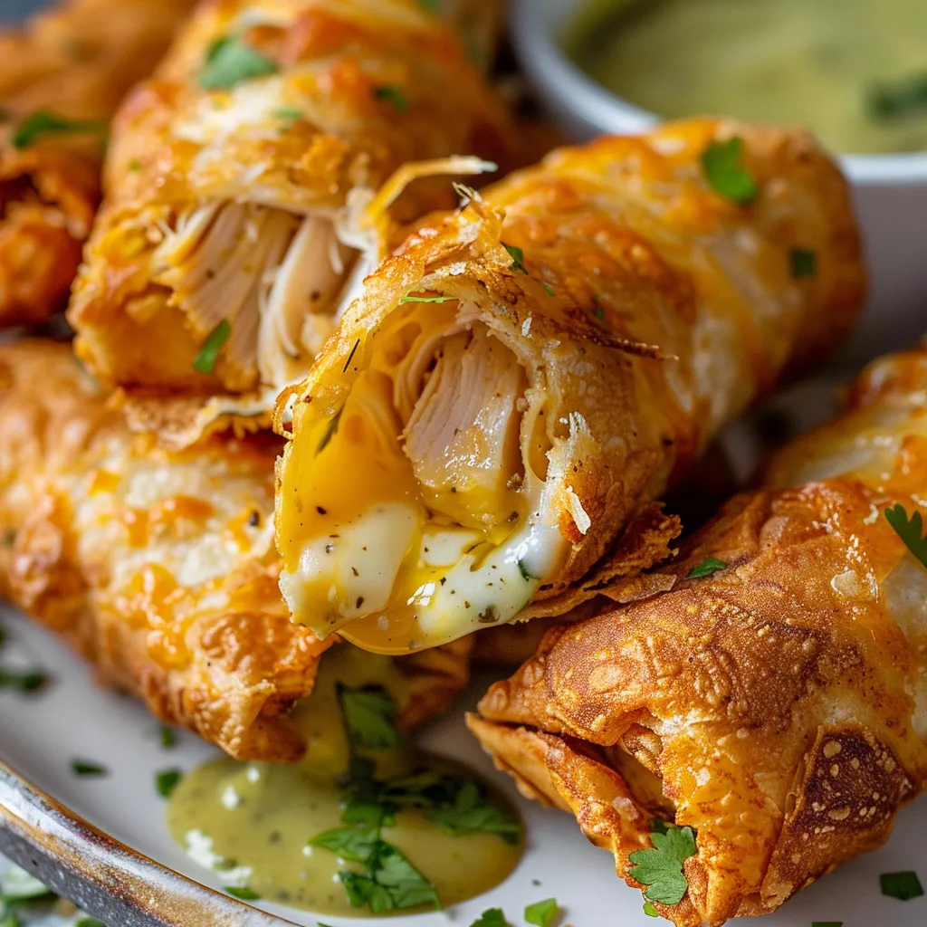 Poulet fromage curry croustillant