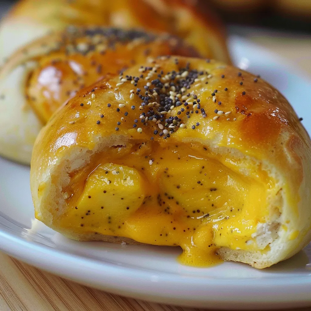 Buns croustillants au poulet et curry