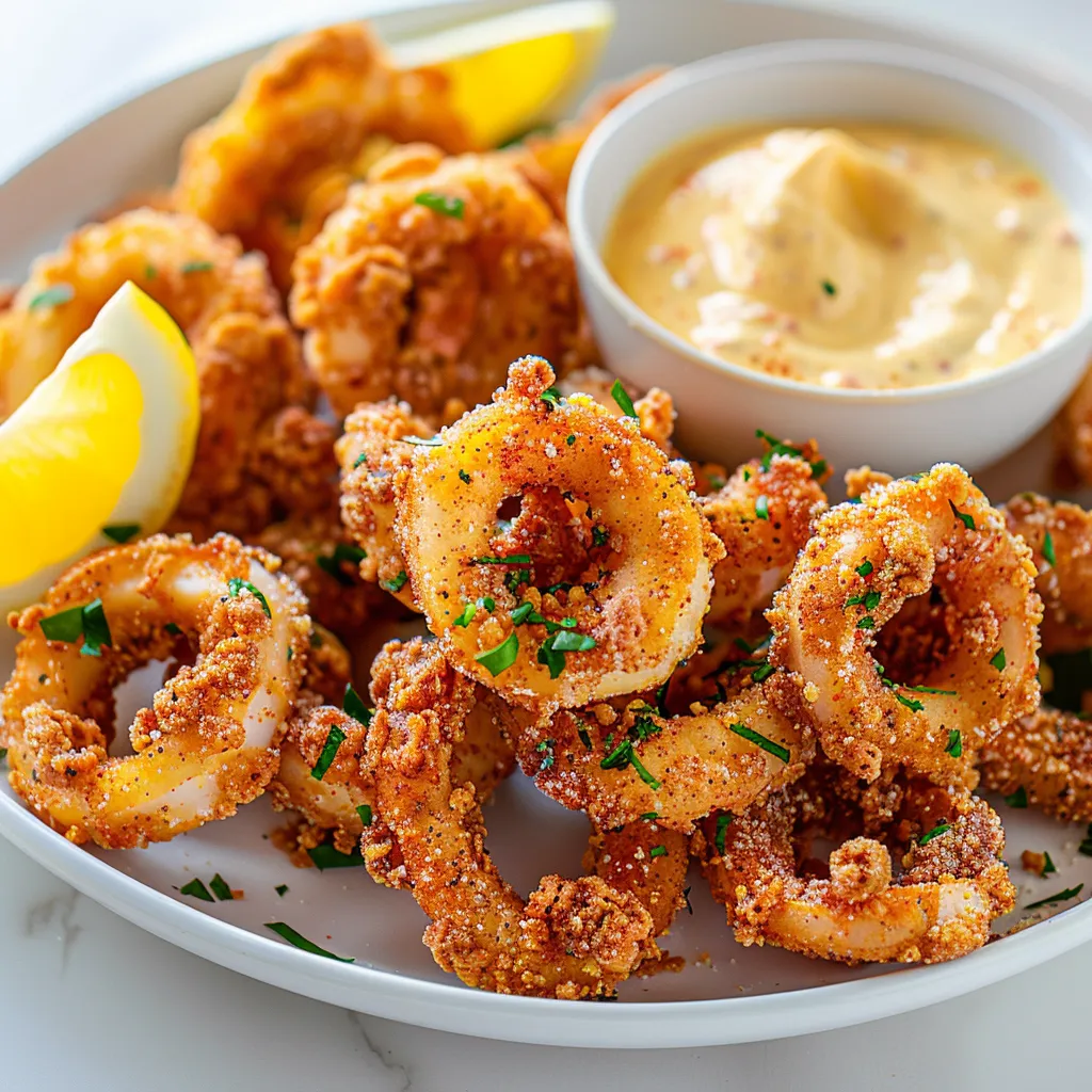 Calmars croustillants maison