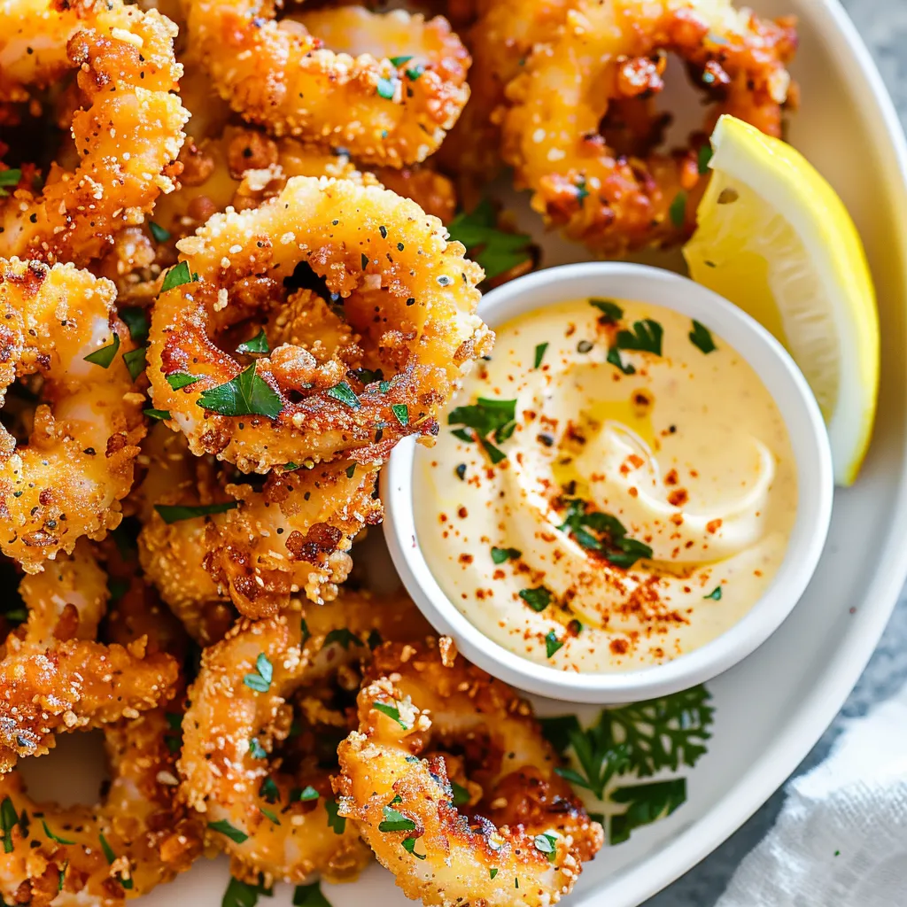 Calmars extra croustillants et aïoli maison