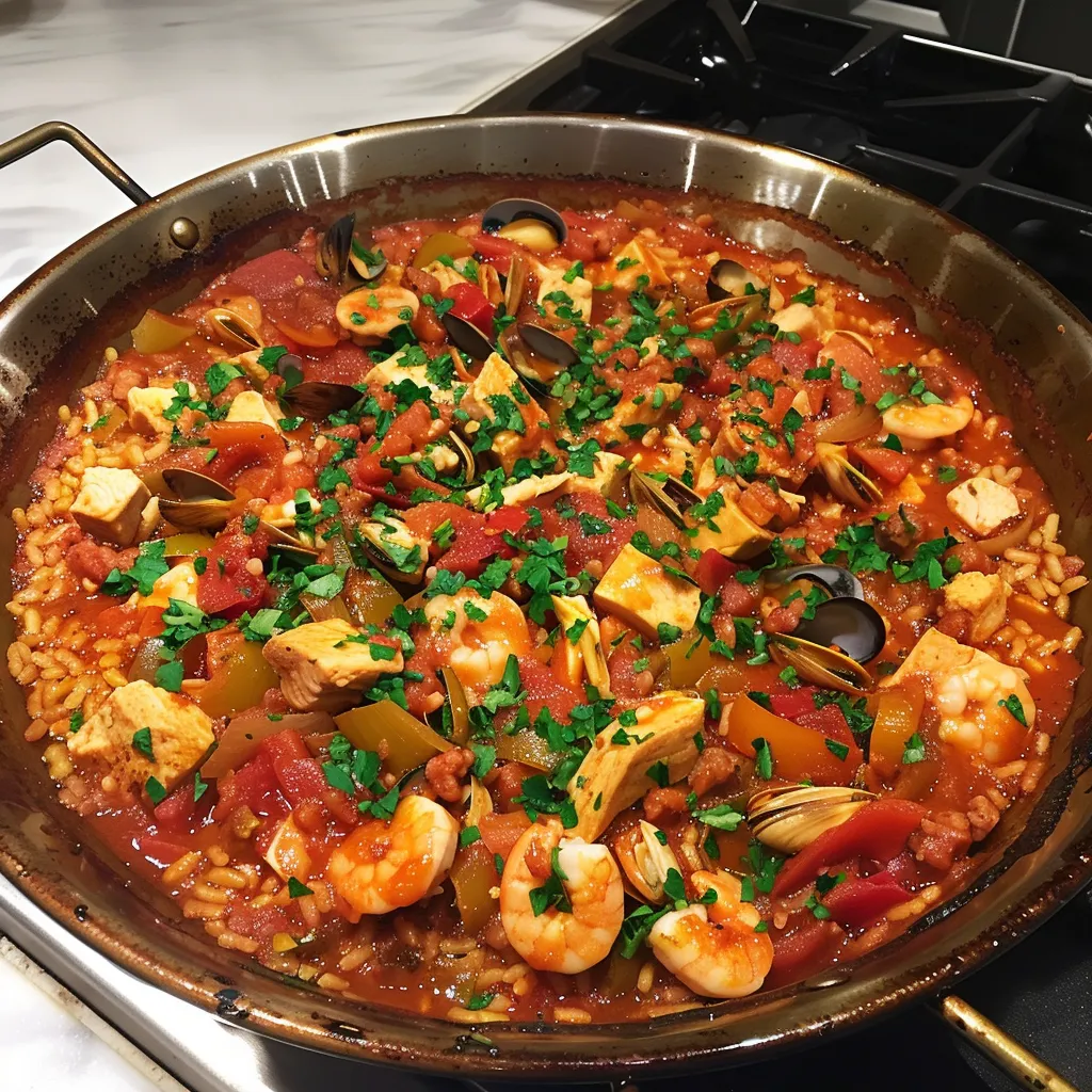 Paëlla aux fruits de mer