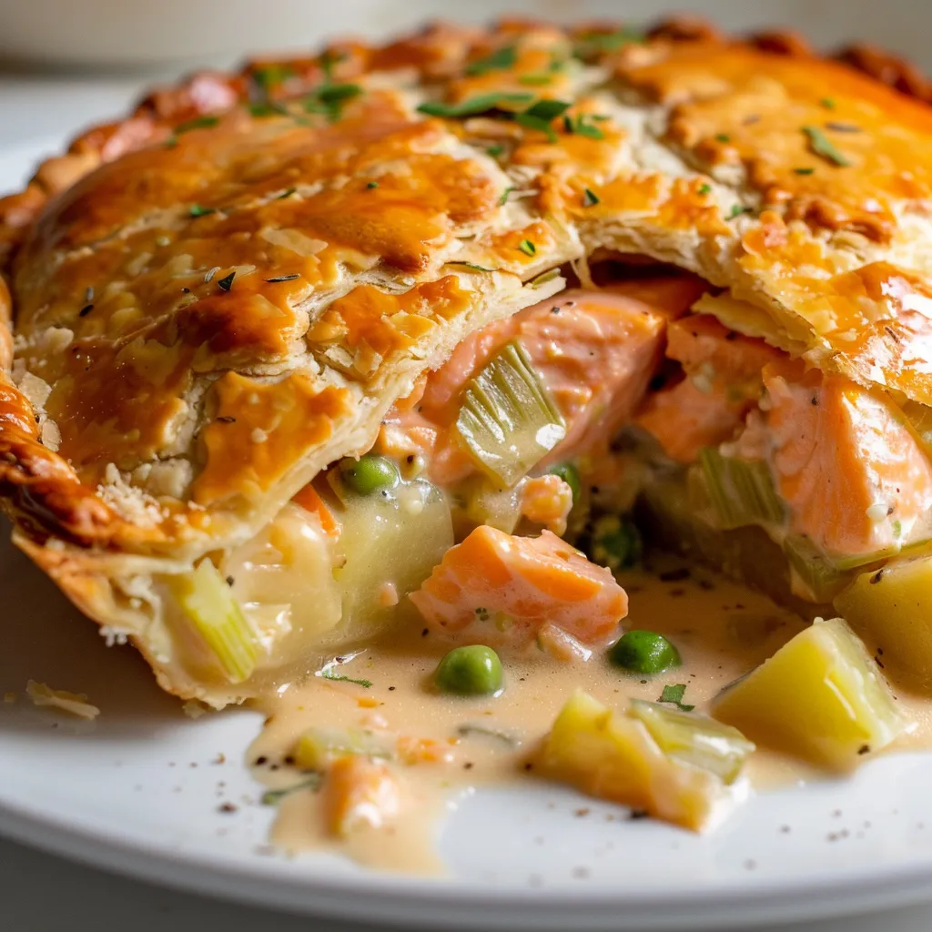 Saumon en croûte maison