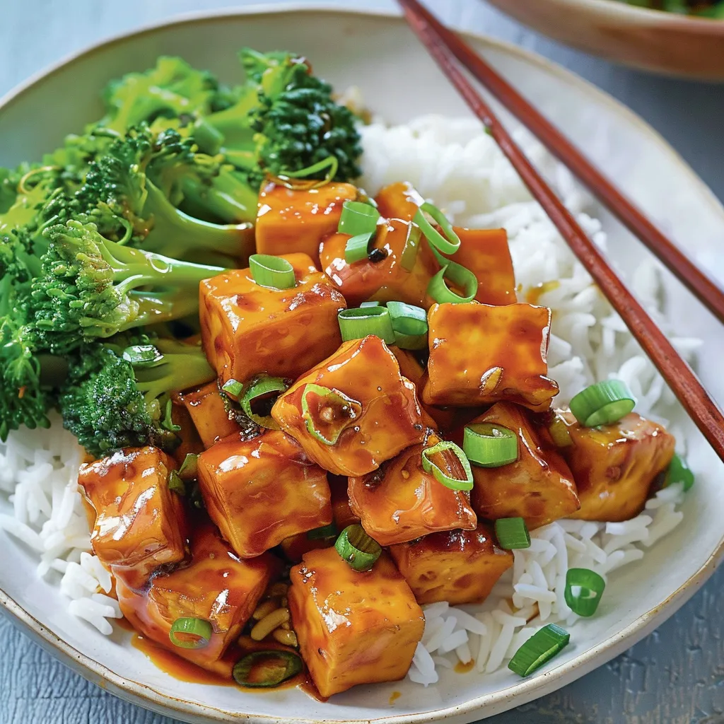 Tofu Général Tao : Saveur craquante et douce