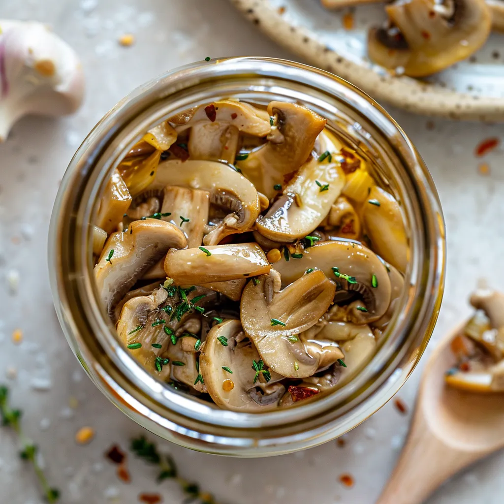 Pleurotes marinés ultra savoureux