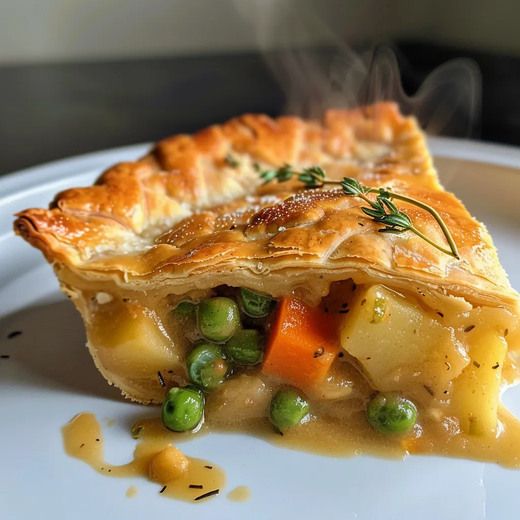 Pâté de poulet doré, super gourmand