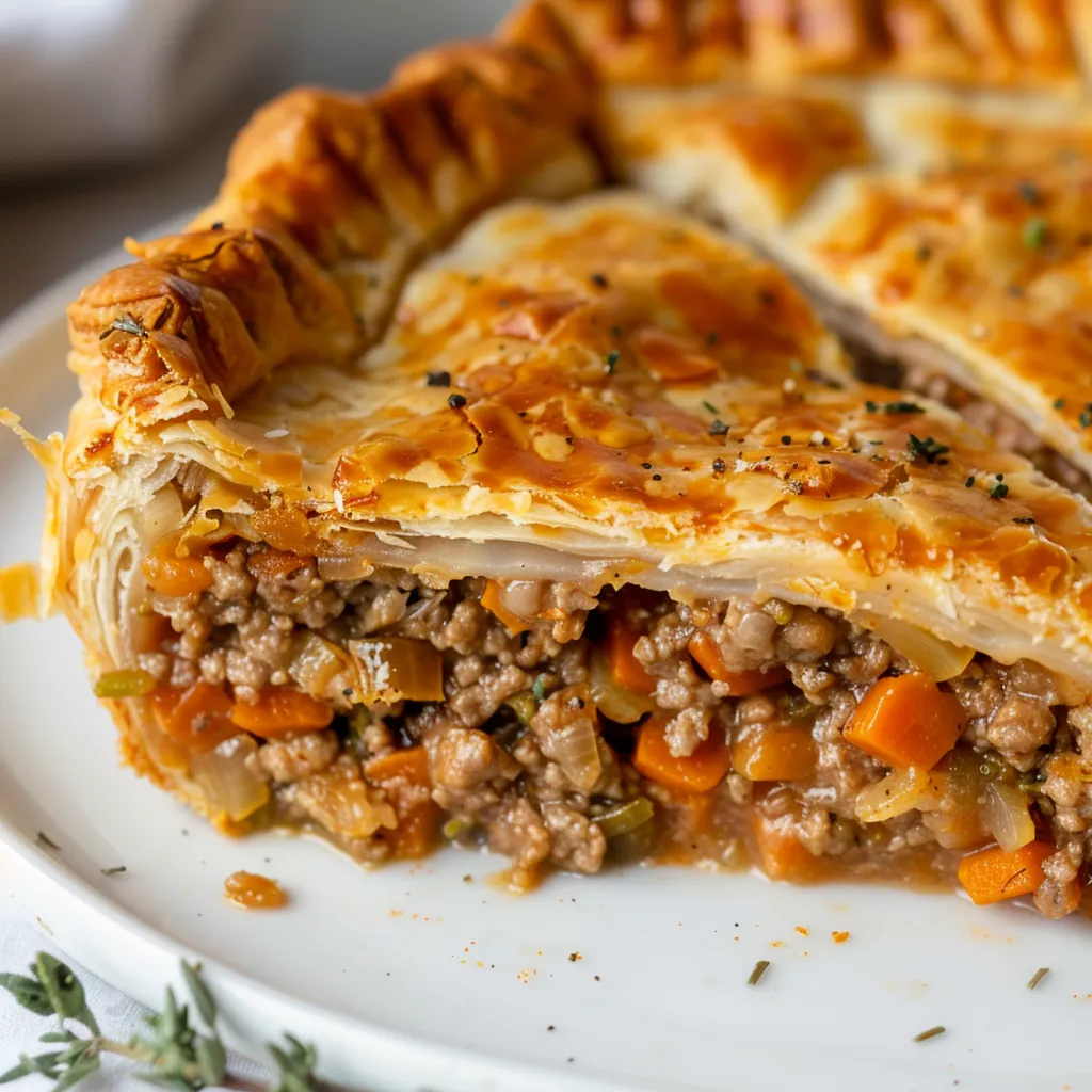 Tourte festive maison pâte brisée