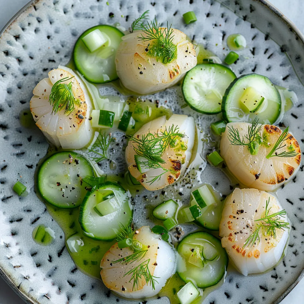 Pétoncles frais et douceur