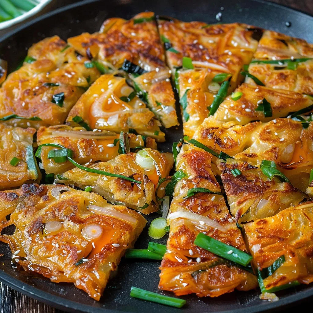 Délicieuse crêpe coréenne