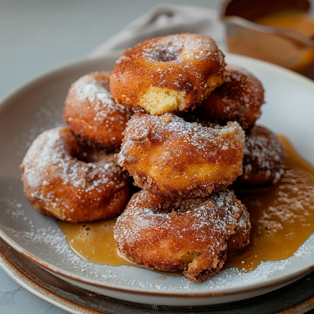 Délicieux beignes moelleux au caramel