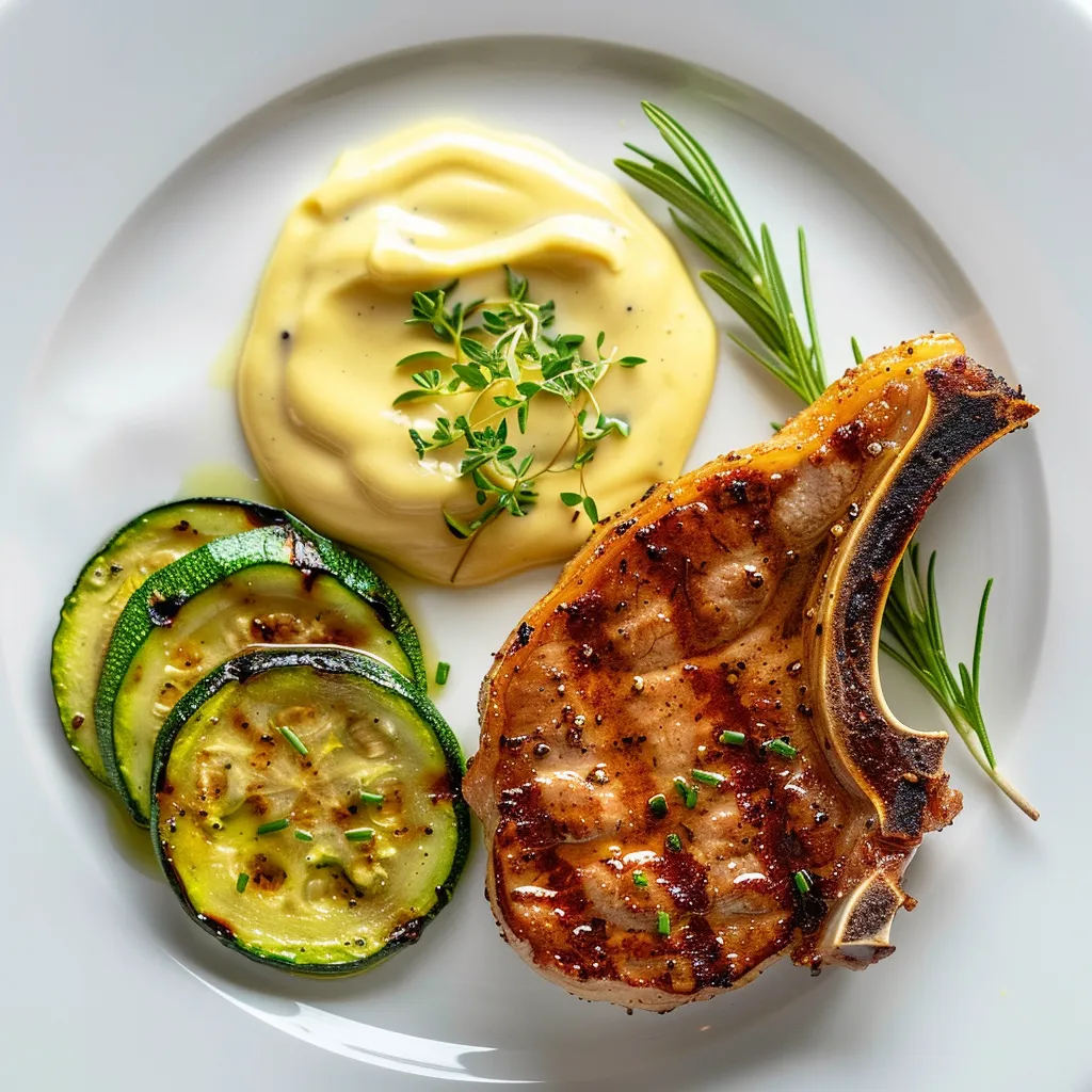 Porc béarnaise délicieux