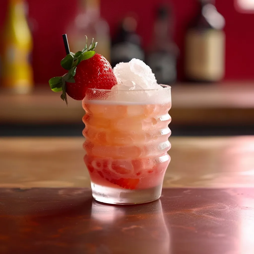 Sour à la fraise festif