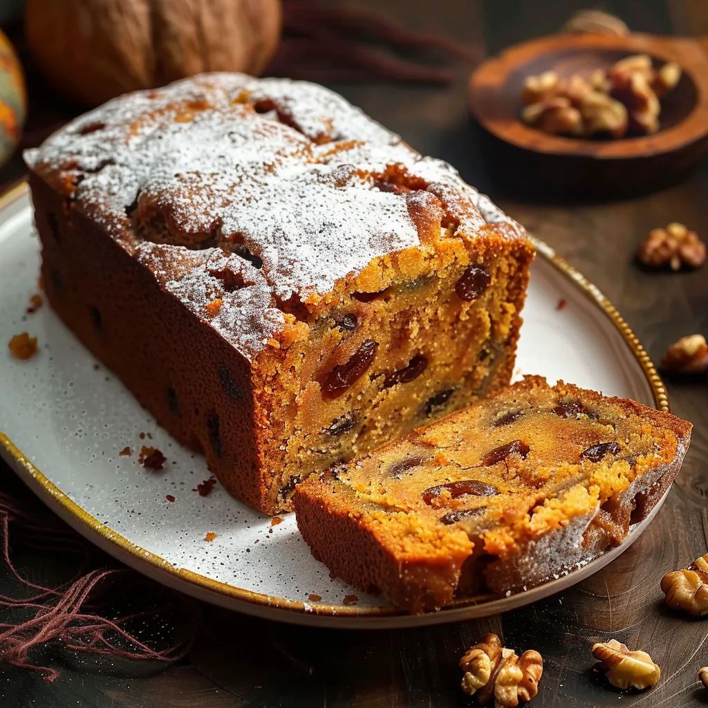 Gâteau tendre aux tomates et noix
