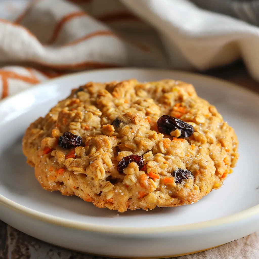 Cookies à l'avoine et carottes