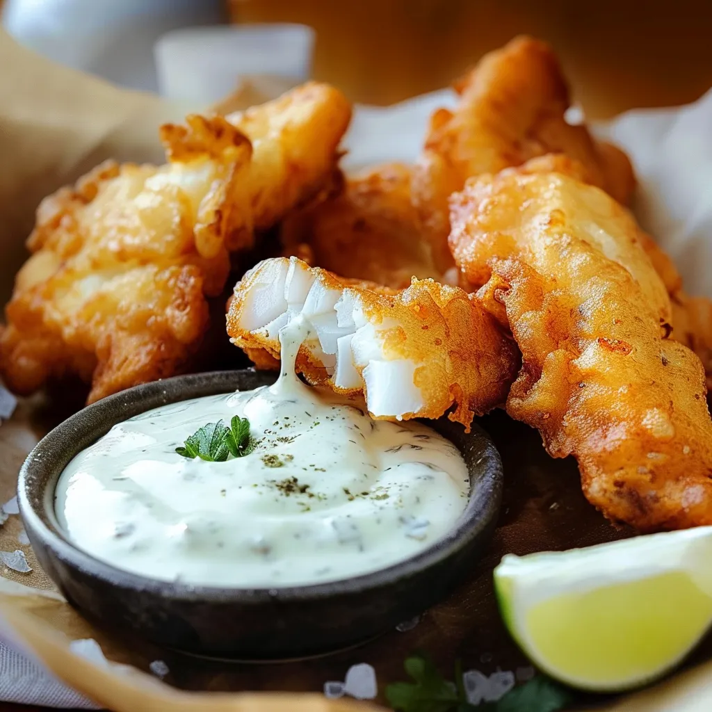 Goujonnettes de flétan croustillantes et gourmandes