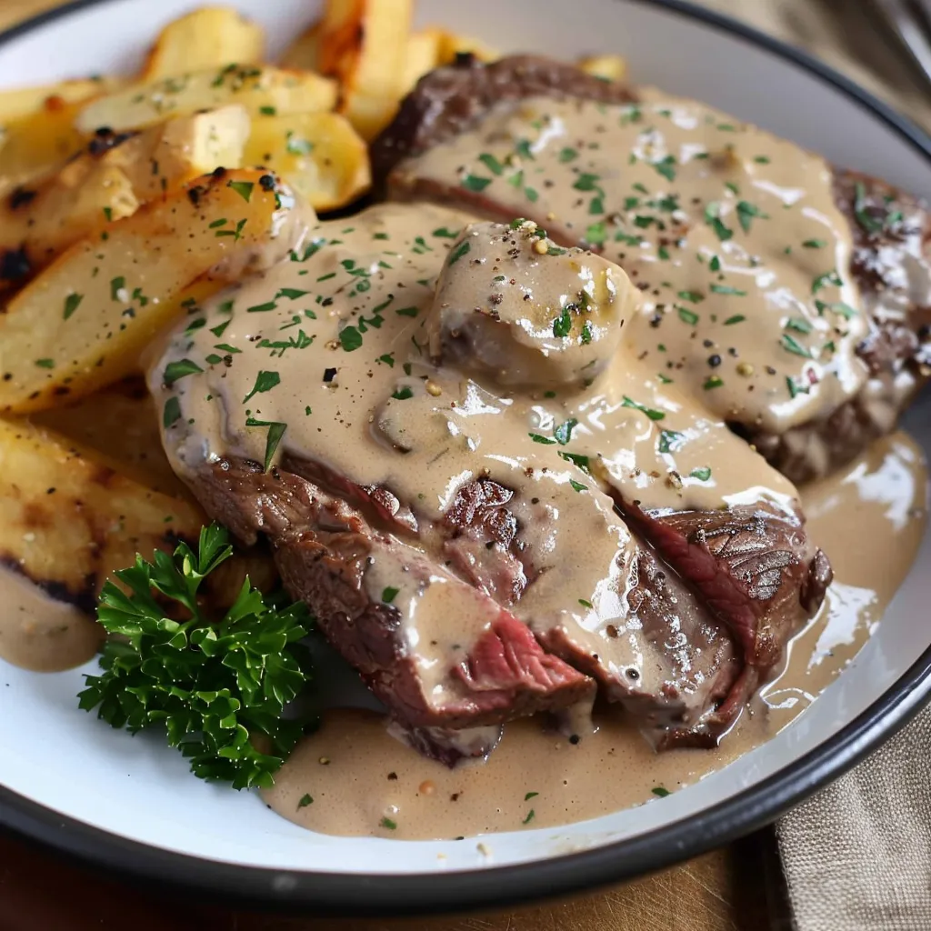 Savourez un Bœuf sauce au poivre, bien crémeuse et facile à réussir