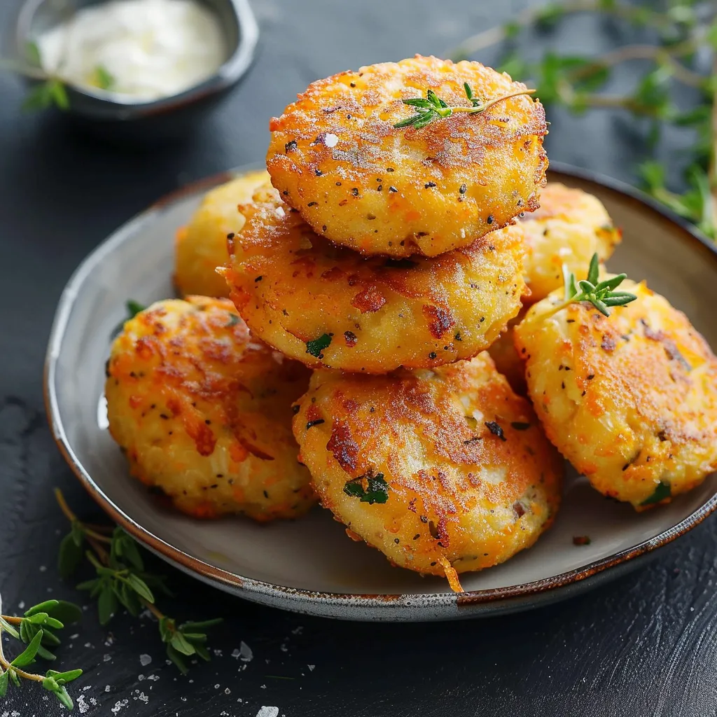 Faites des beignets de panais tendres et dorés