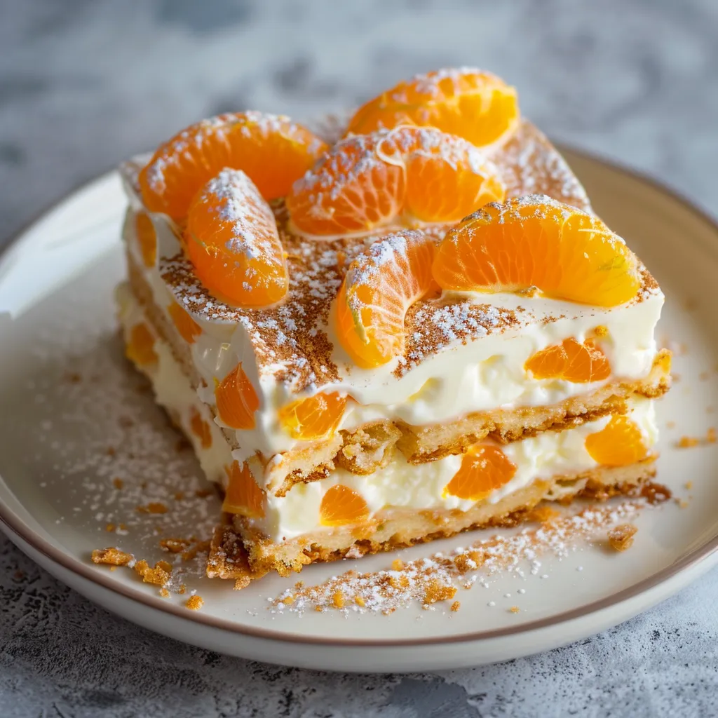 Mandarines tiramisu fruité