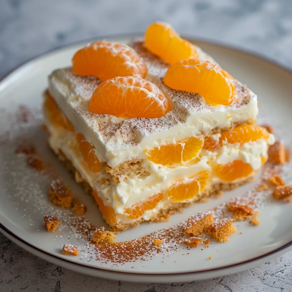 Tiramisu mandarine ultra gourmand et frais