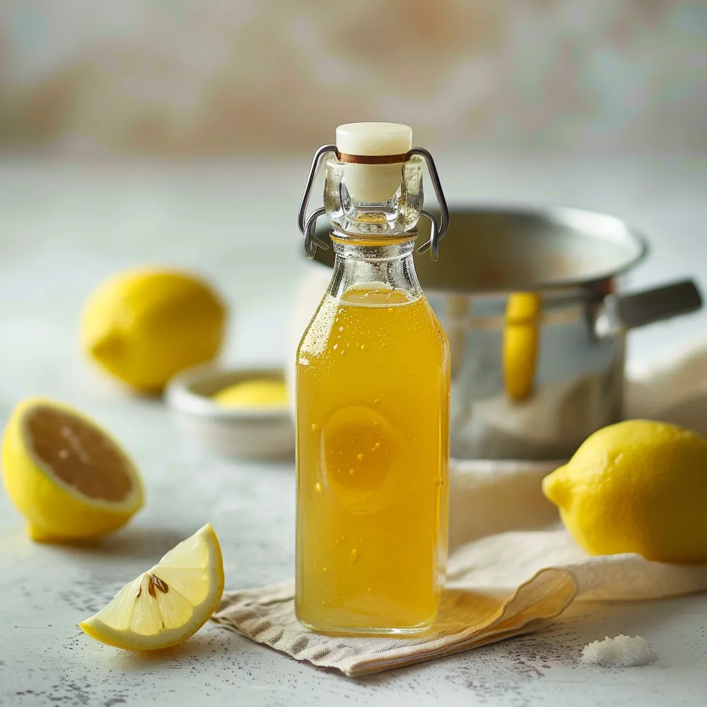 Prépare ton sirop de citron maison facilement