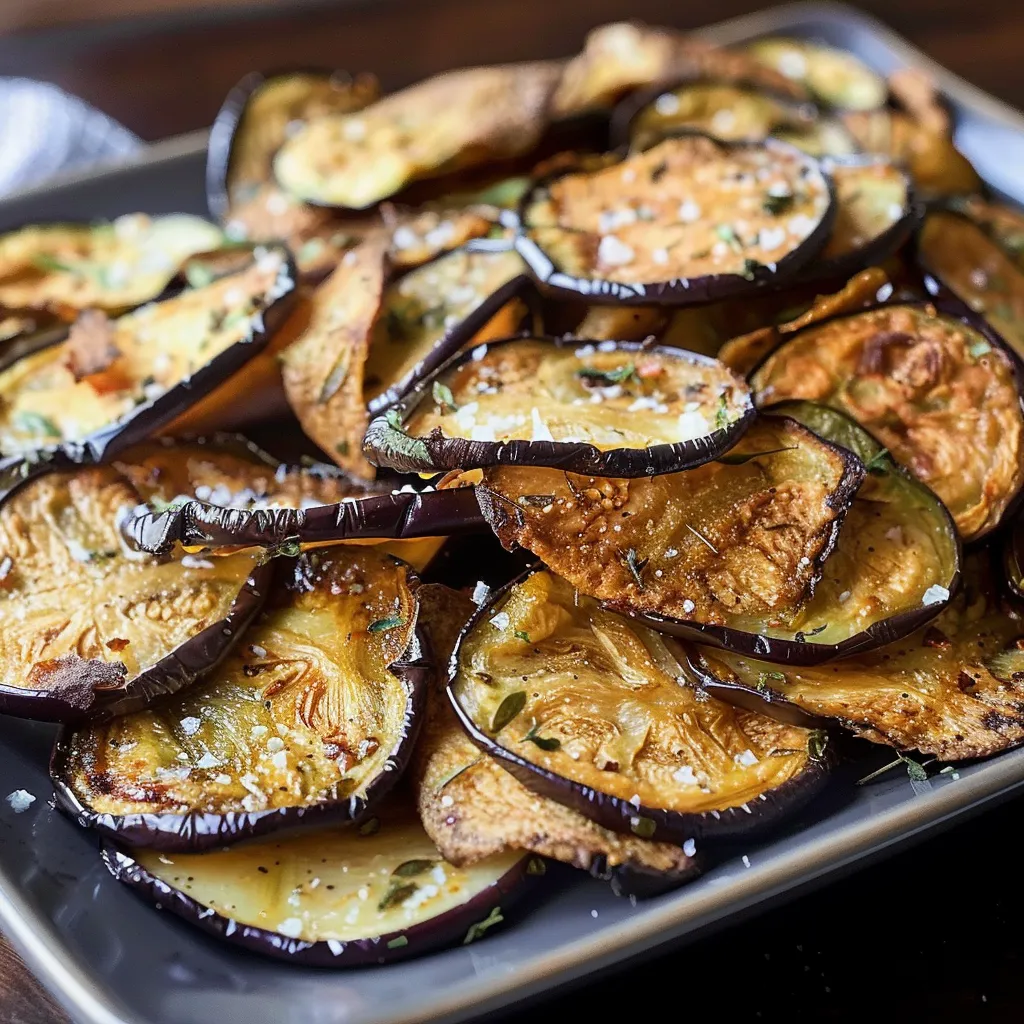 Aubergines croustillantes apéro