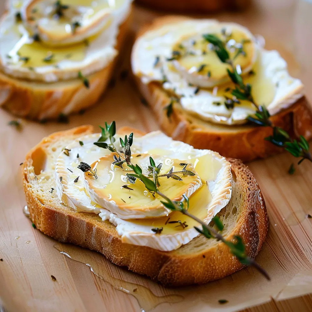 Savoureuses tartines chèvre miel