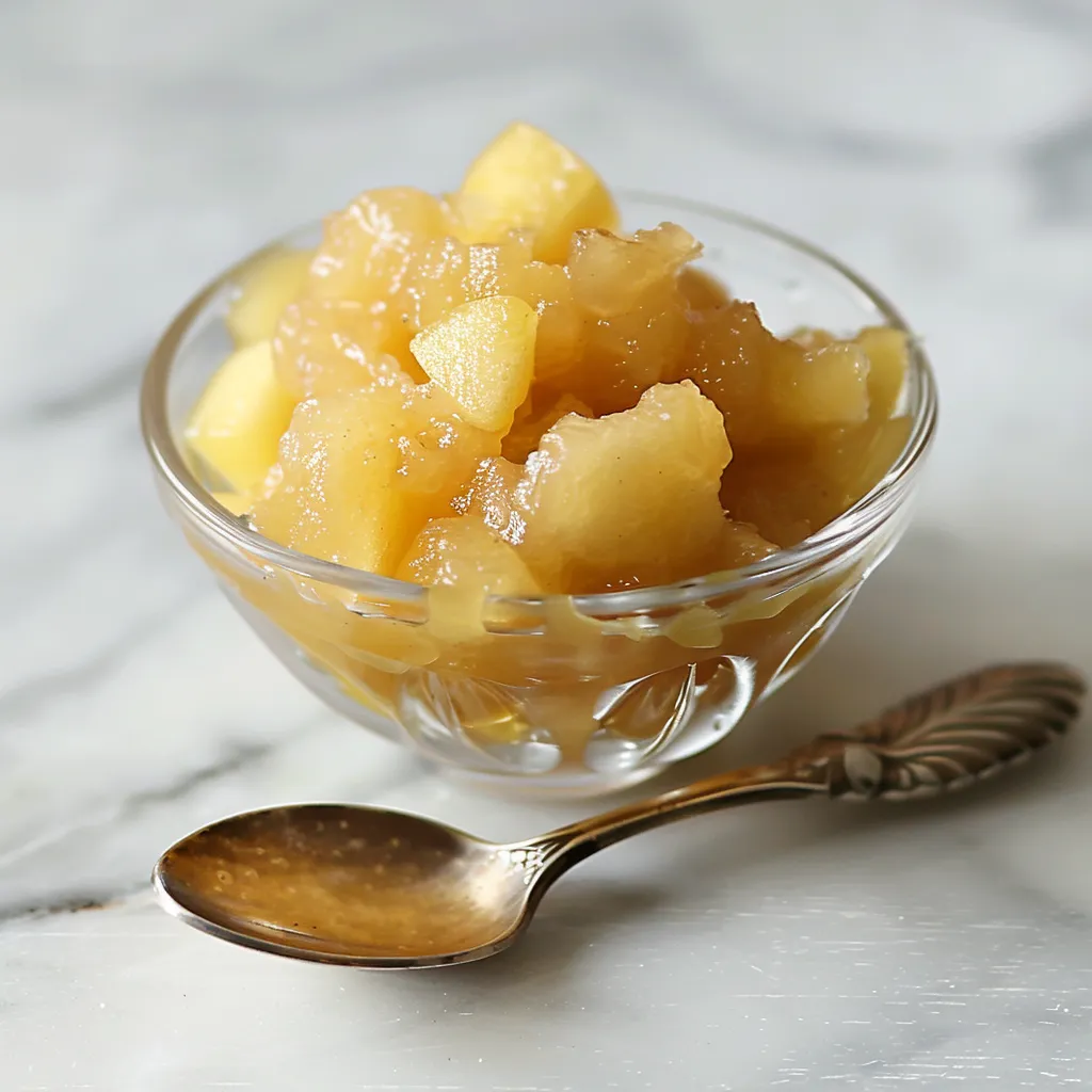 Pomme et poire en compote