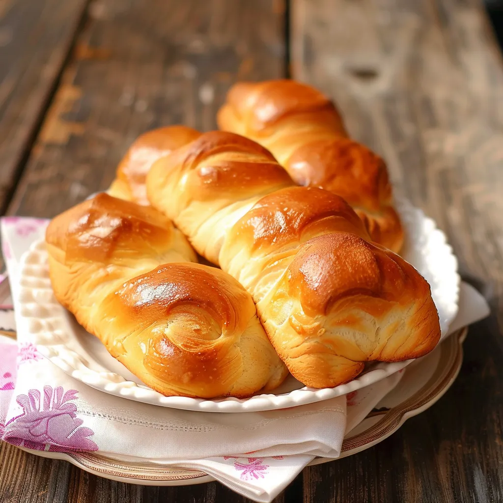 Petits pains dorés et aérés