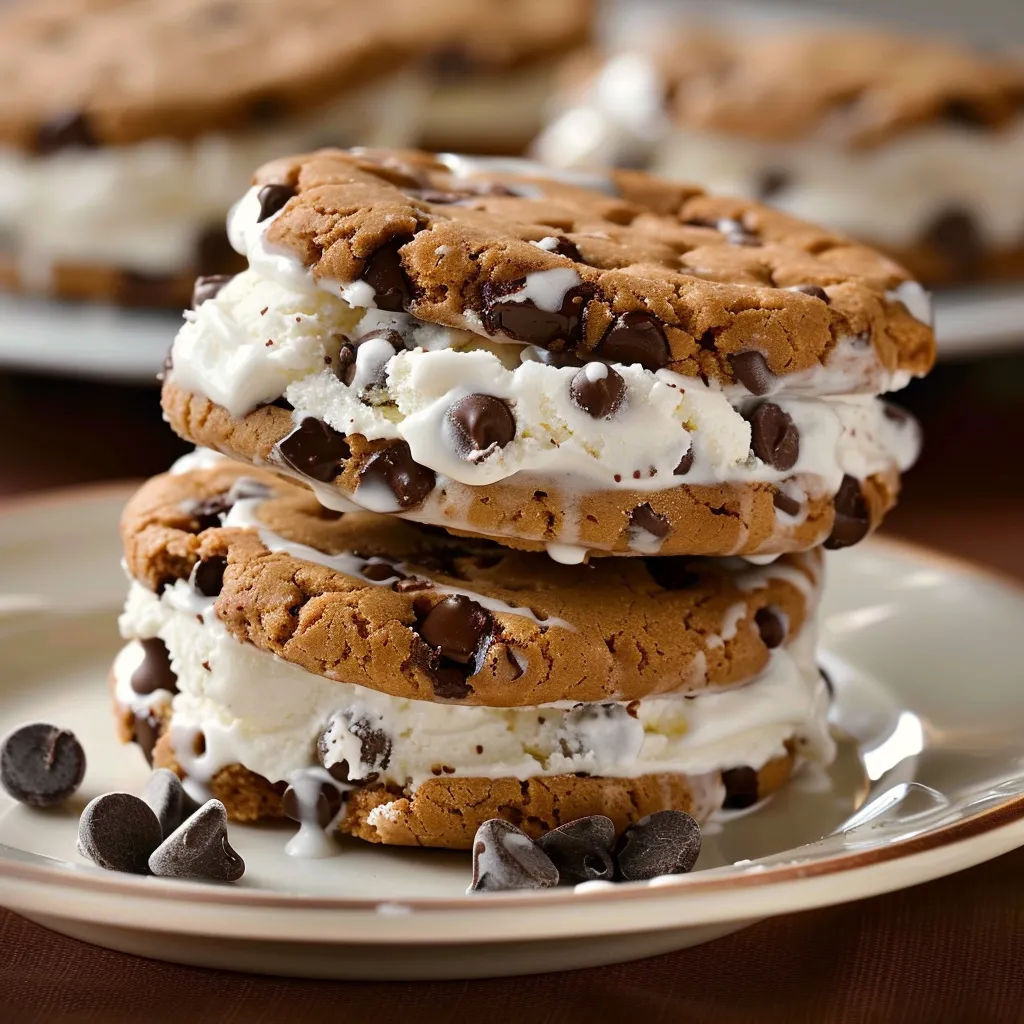 sandwich cookie chocolat gourmand