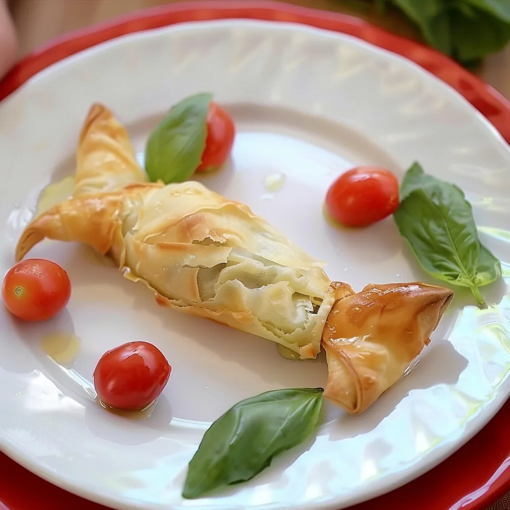 Bouchées croustillantes aux notes méditerranéennes