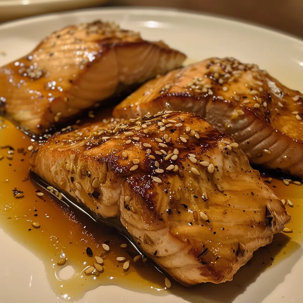 Saumon mariné poêlé