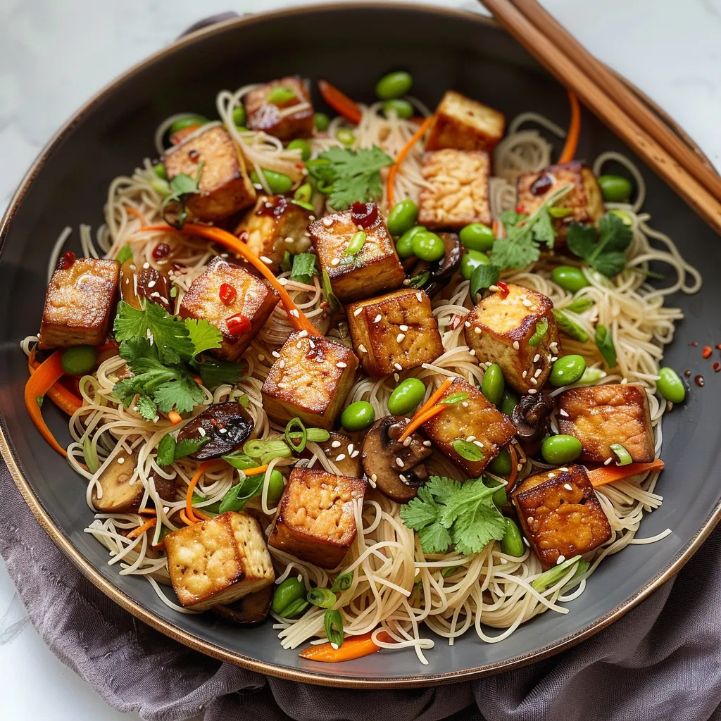 Vermicelles en une poêle