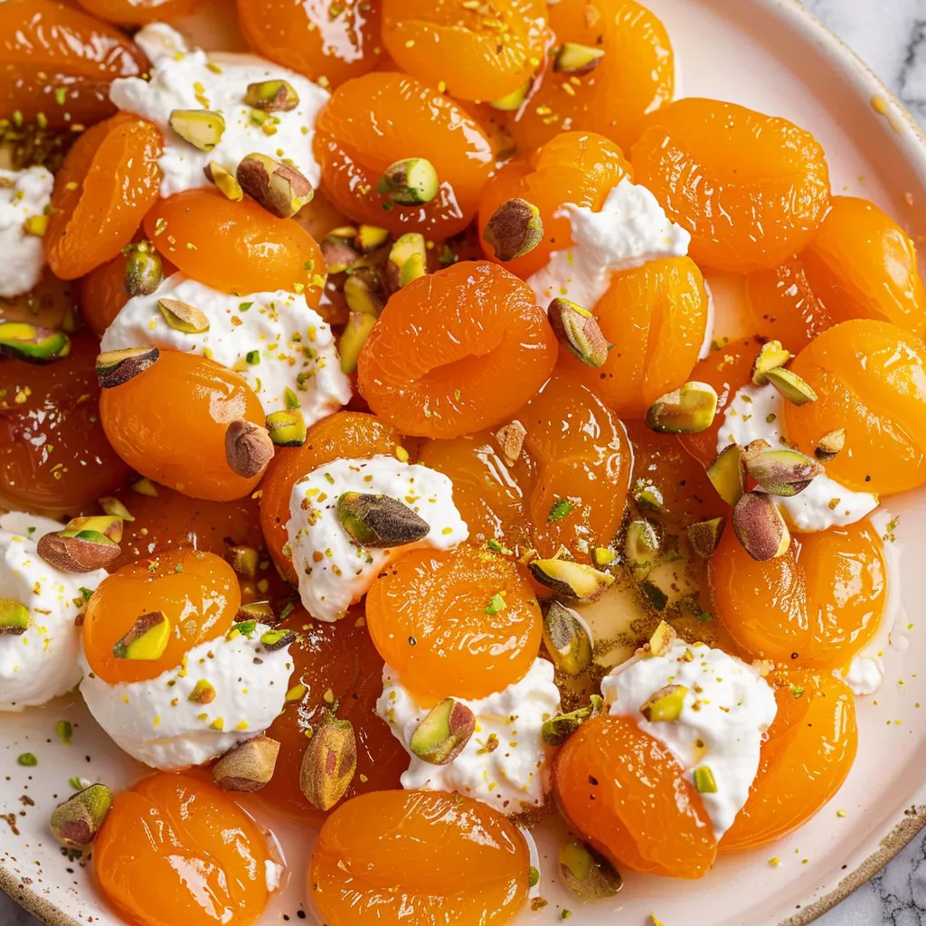 Abricots doux pistaches