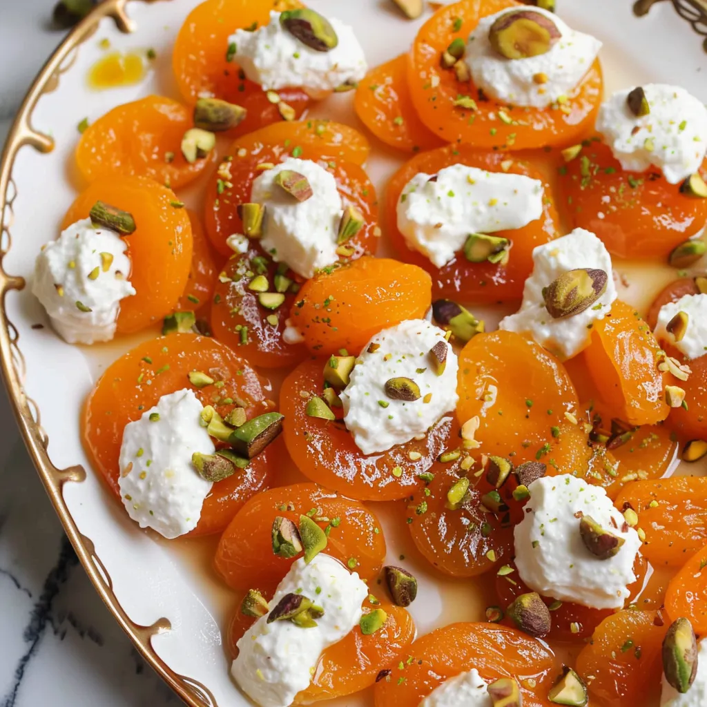 Kuru Kayısı : Dessin turc pistaches ricotta