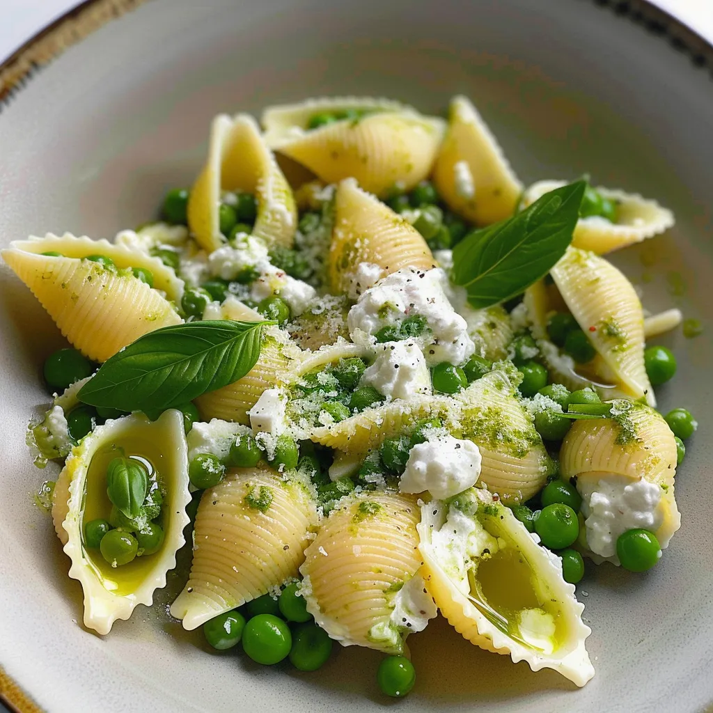 Pâtes ricotta citron