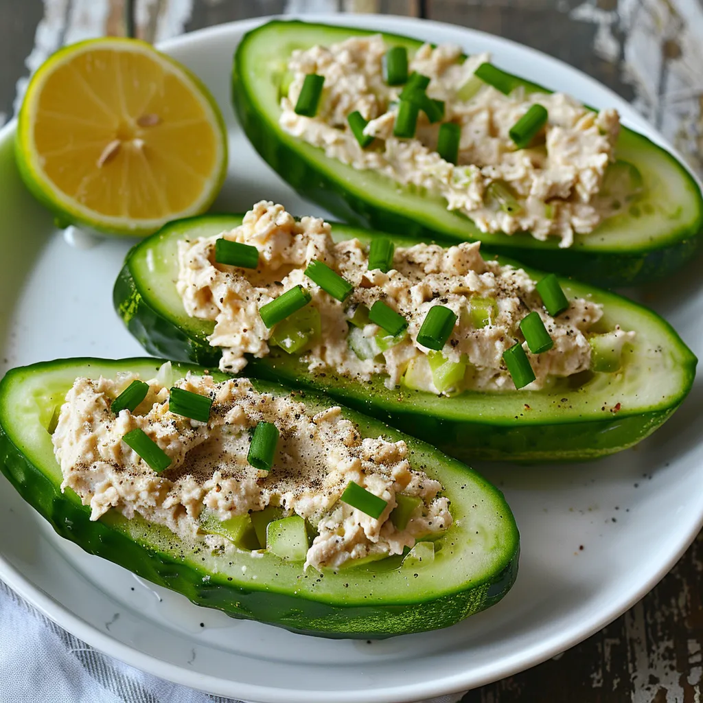 Thon concombre savoureux