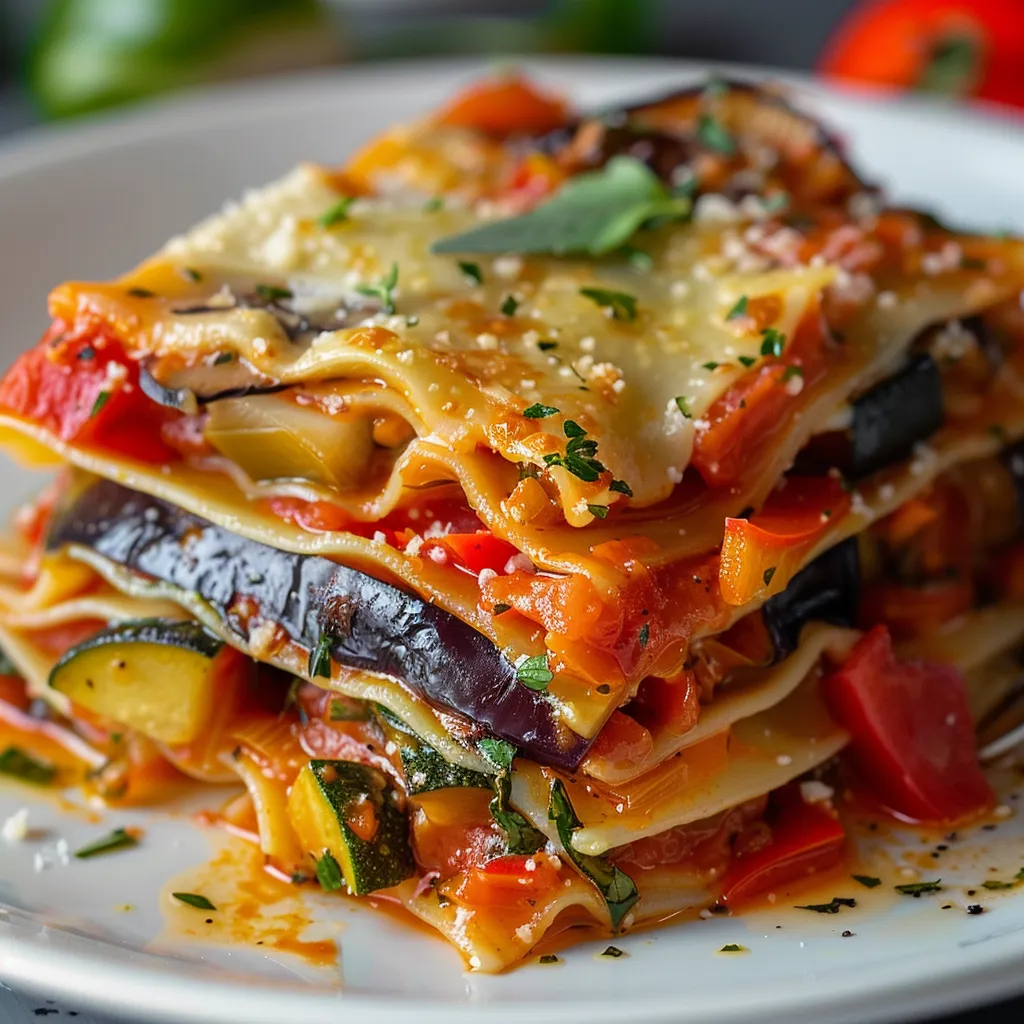 Lasagnes légères d’été au parmesan